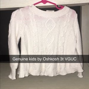 Sweater with lace back